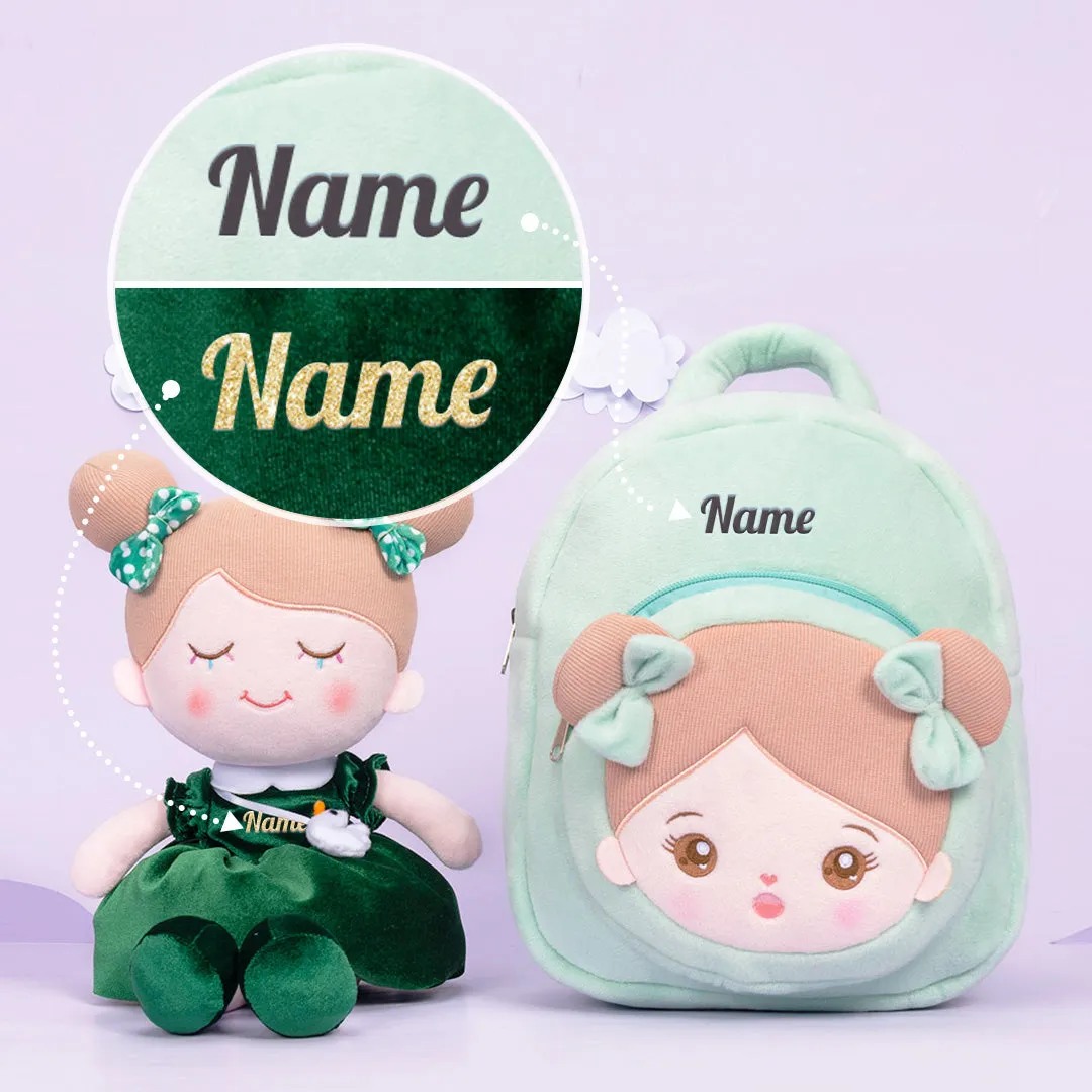 Personalized Dark Green Doll