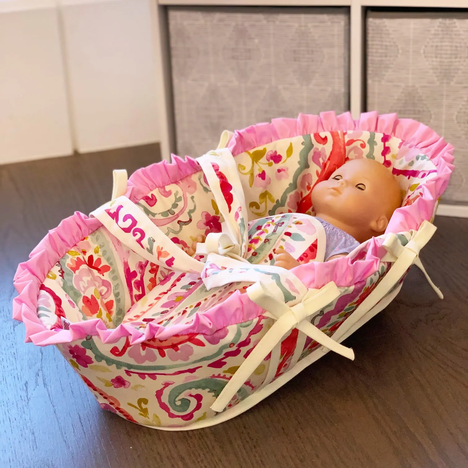 Personalized Doll Basket