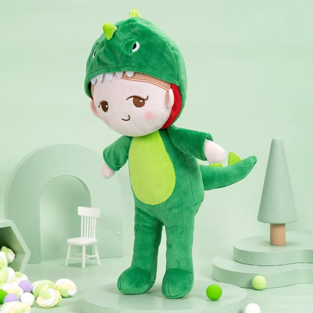 Personalized Green Dinosaur Doll