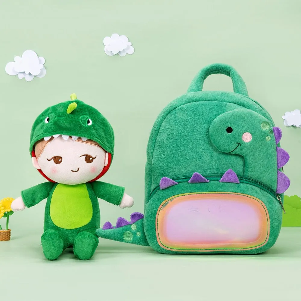 Personalized Green Dinosaur Doll