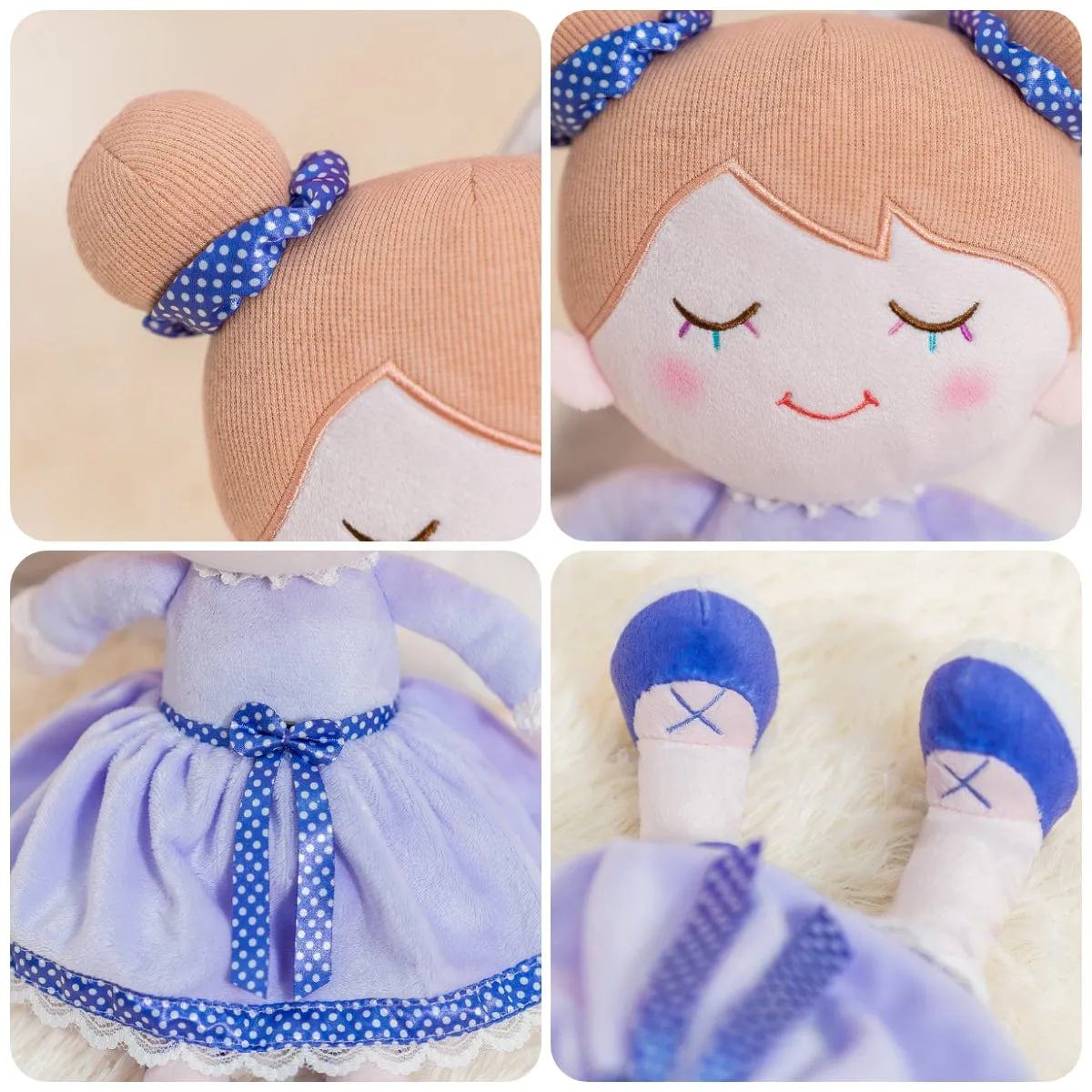 Personalized Light Purple Doll