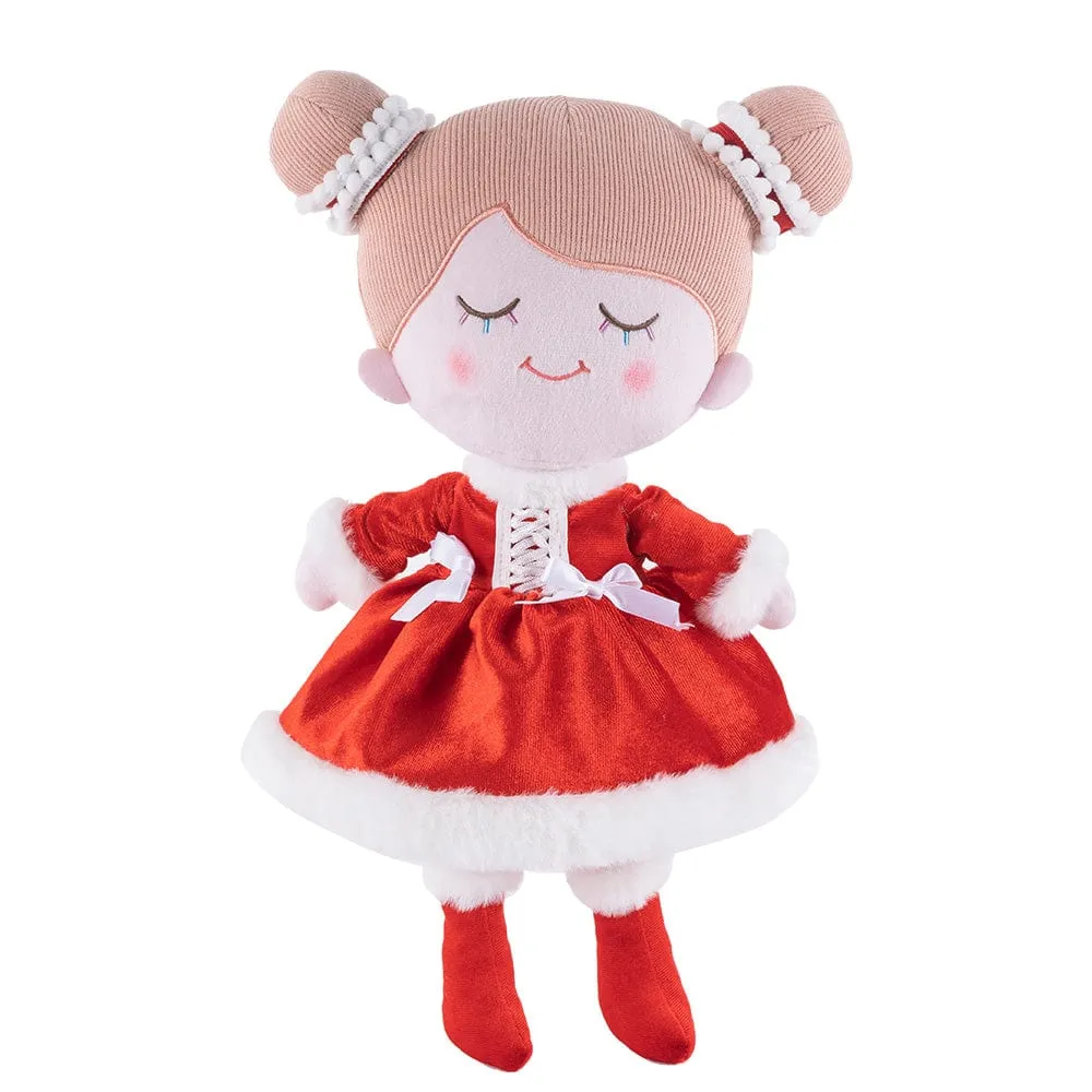 Personalized Red Plush Rag Baby Doll