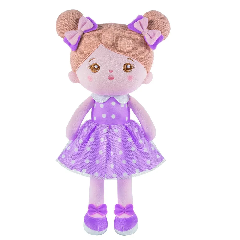 Personalized Sweet Girl Purple Plush Doll