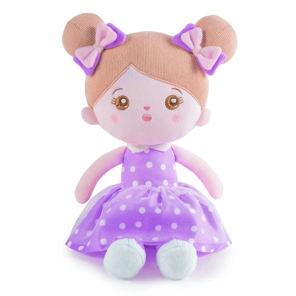 Personalized Sweet Girl Purple Plush Doll