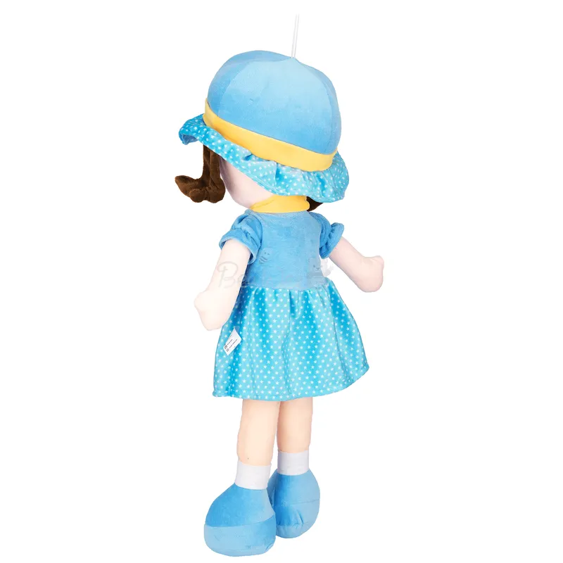 Plush Cute Super Soft Toy for Girls (Winky Doll 40 Cms, Blue)