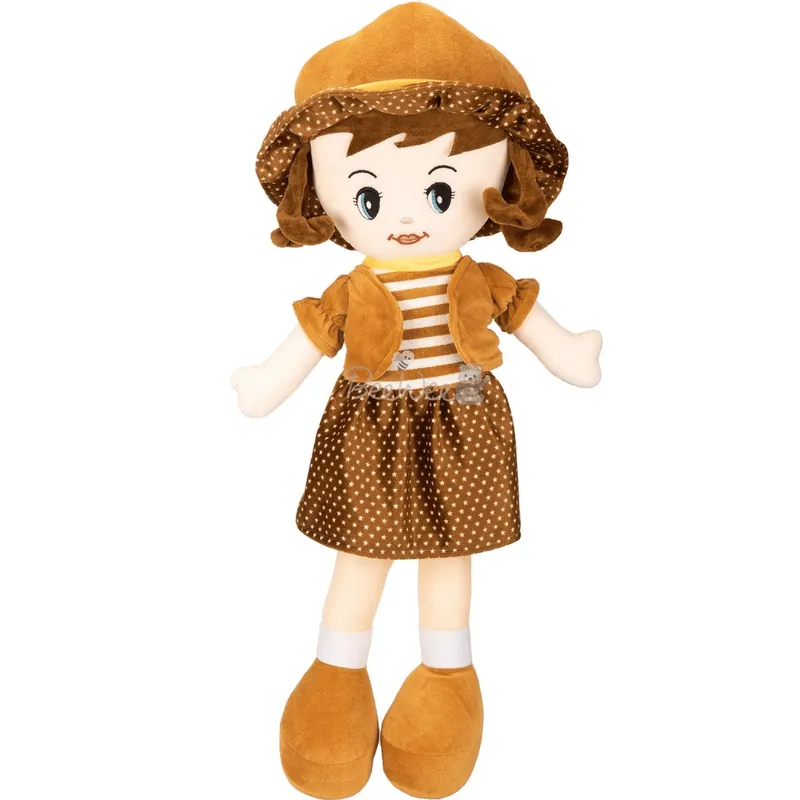 Plush Cute Super Soft Toy for Girls (Winky Doll 60 Cms, Brown)