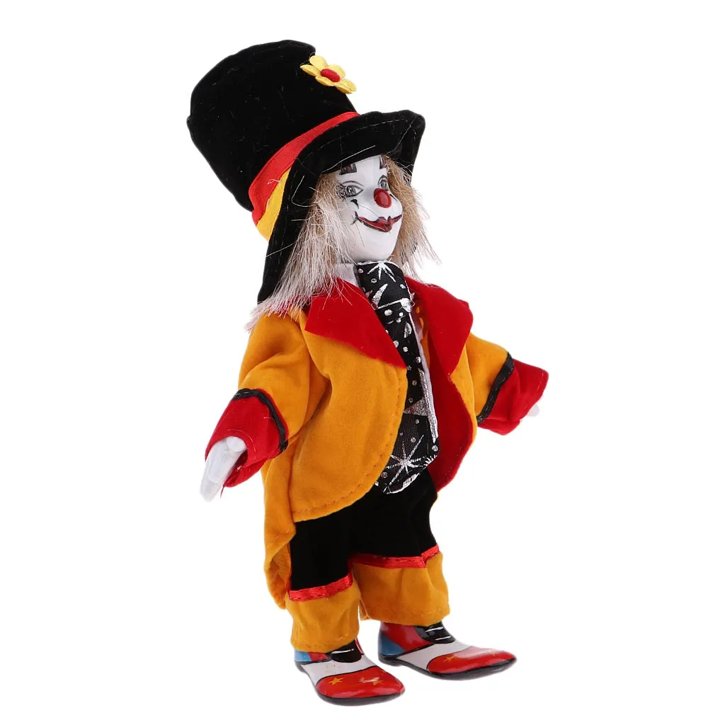 Porcelain Clown Doll for Kids Birthday Gifts Halloween Chirstmas Decor #2