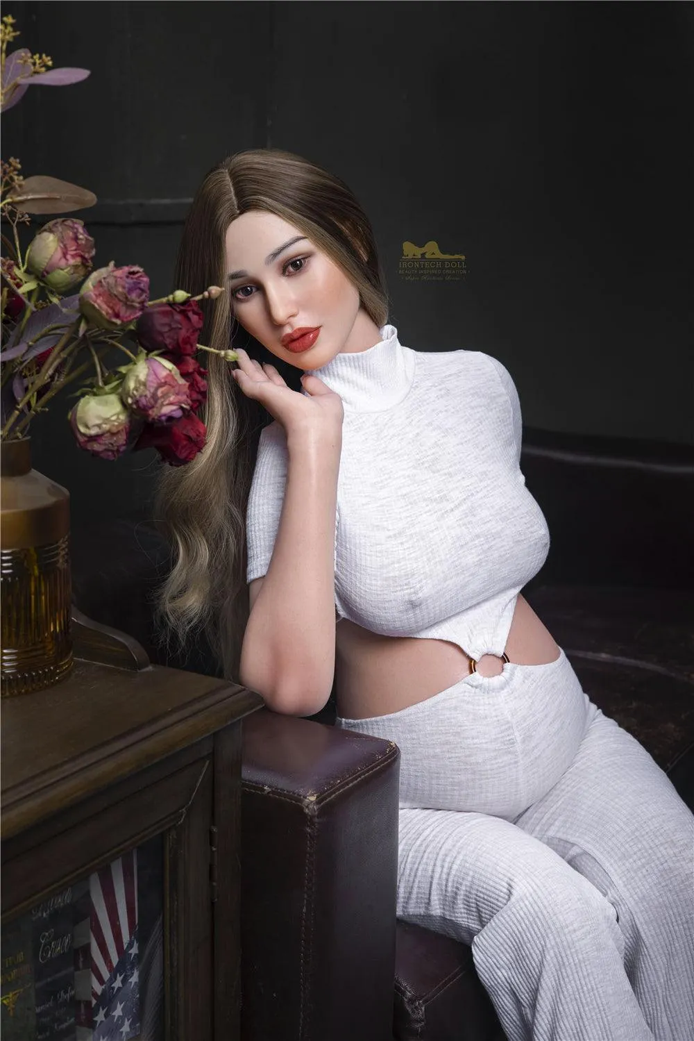 Pregnant Pearl E-Cup Silicone Irontech Sex Doll 158cm