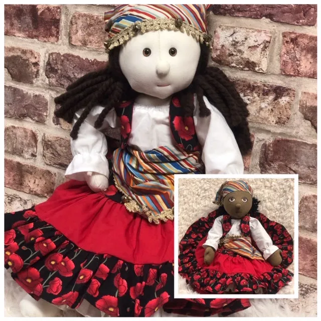 Rag Doll Outfit Making Kit - Gypsy Outfit to fit our 54cm / 21 inch Rag Doll