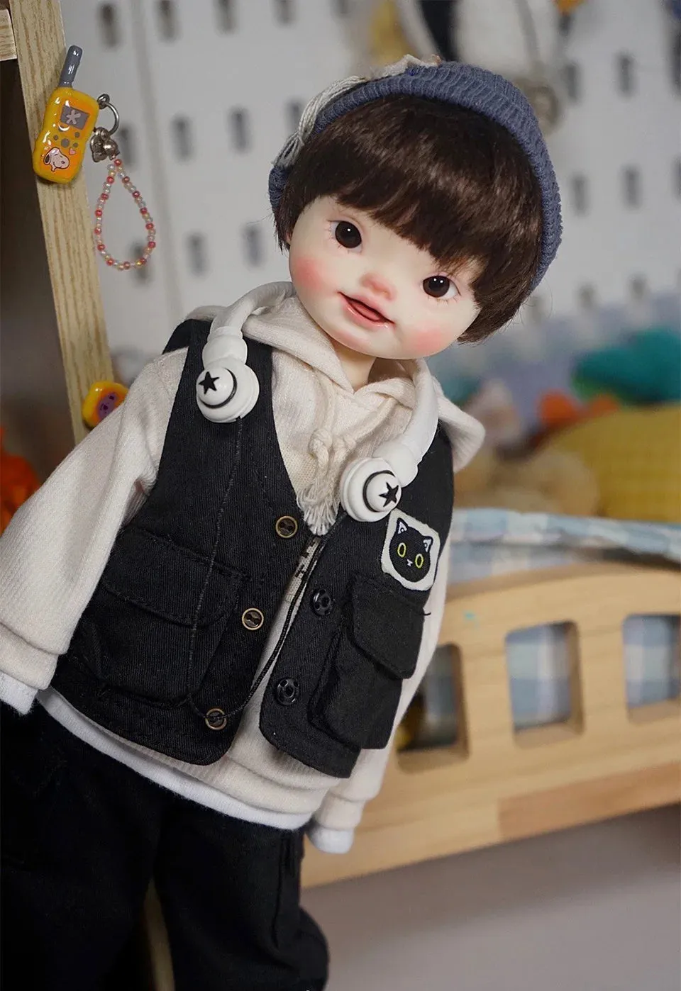 Shuga Fairy Tang Xiaoxiao 1/6 BJD Doll - Cute Beep Face Resin Doll | Perfect Gift for Collectors