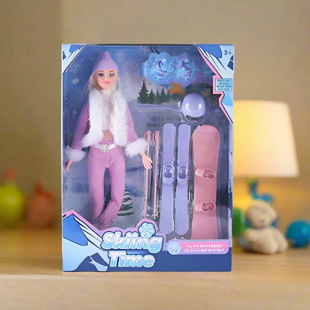 Skiing Time Doll with Skiing Accessories