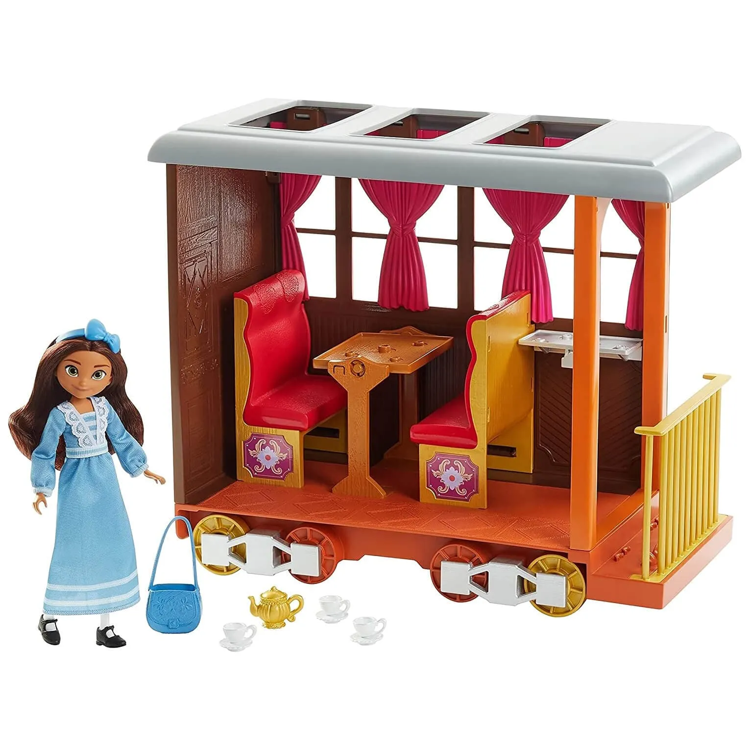 Spirit Untamed Lucky's Train Home Playset Carriage Doll Horse