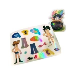 Stickers by Mike & Family: Gabe & Tycho Sticker Doll Sheet