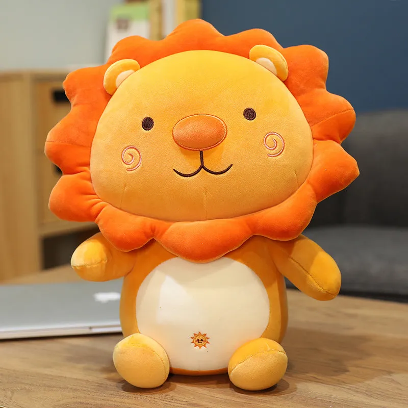 Super Soft Plush Toy SUNFLOWER Little Lion Doll Toy Throw Pillow