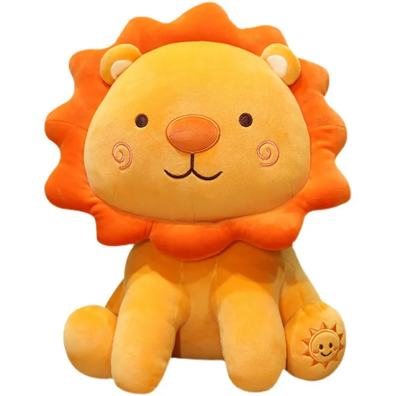 Super Soft Plush Toy SUNFLOWER Little Lion Doll Toy Throw Pillow