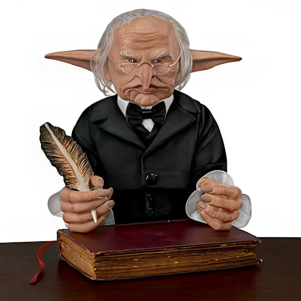 The Ashton-Drake Galleries Harry Potter Gringotts Bank Head Goblin Portrait Figure Hand-painted Vinyl Poseable 16.5-inches