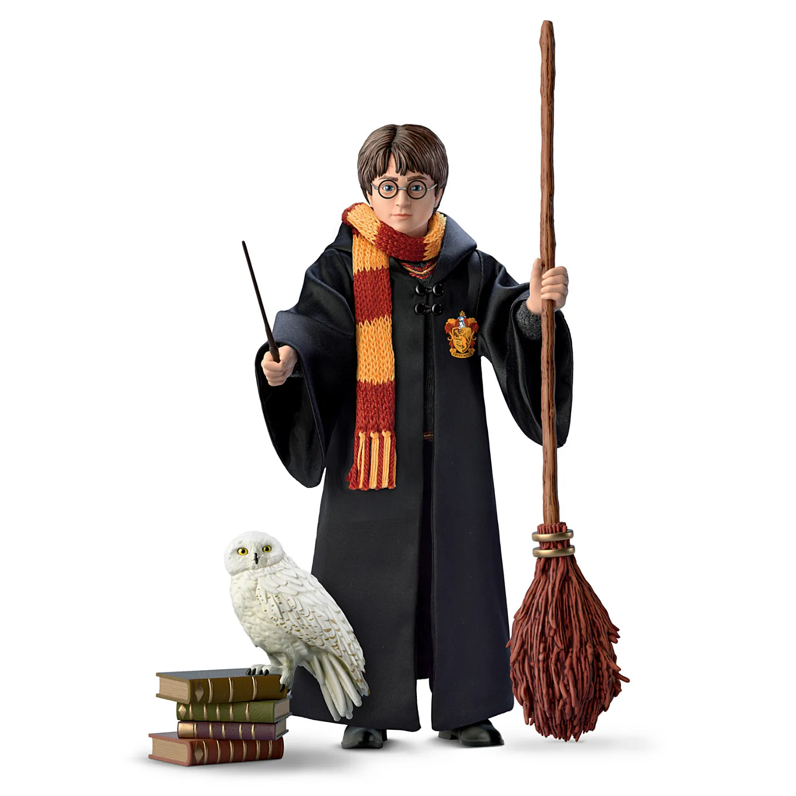 The Ashton - Drake Galleries Harry Potter Ultimate Year One Portrait Figure Collection Issue #1: Harry Potter Year One Handcrafted Artists Resin with Gryffindor Uniform and Sculpted Accessories 10.5-inches