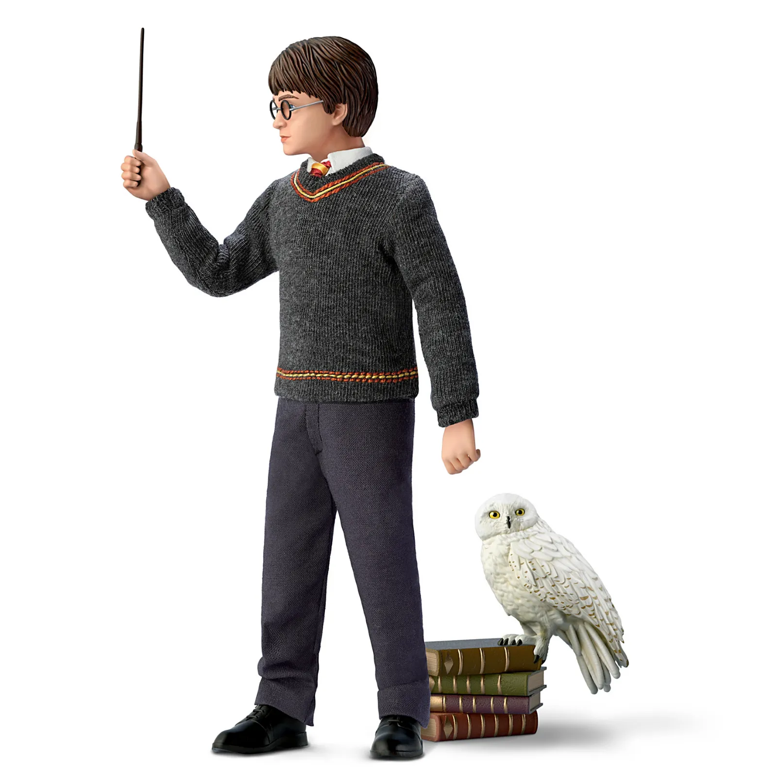 The Ashton - Drake Galleries Harry Potter Ultimate Year One Portrait Figure Collection Issue #1: Harry Potter Year One Handcrafted Artists Resin with Gryffindor Uniform and Sculpted Accessories 10.5-inches