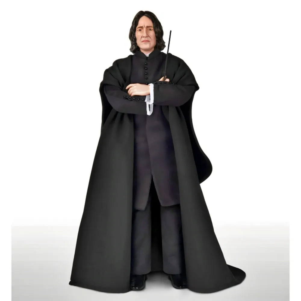 The Ashton-Drake Galleries Harry Potter Year One Portrait Collection Issue #6: "Professor Snape" Handcrafted Figure with Poseable Arms Detailed Costume and Iconic Wand 14.5-inches