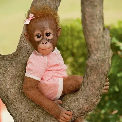 The Ashton-Drake Galleries Monkey Doll by Ina Volprich: Annabelle's Hugs