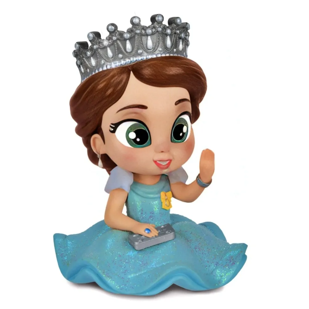 The Ashton-Drake Galleries Princess Kate Figurine from Whimsical House of Windsor Tots Collection Issue #2 Handcrafted Hand-Painted Royal Family Collectible with a Custom Fabric Accents 4-inches