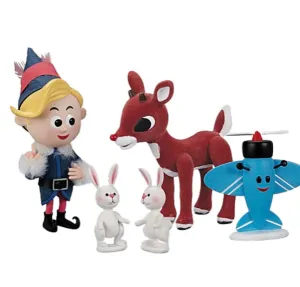 The Ashton-Drake Galleries Rudolph the Red-Nosed Reindeer Figure Collection Issue #1 Rudolph and Hermey Limited Edition Christmas Decorations 6-Inches