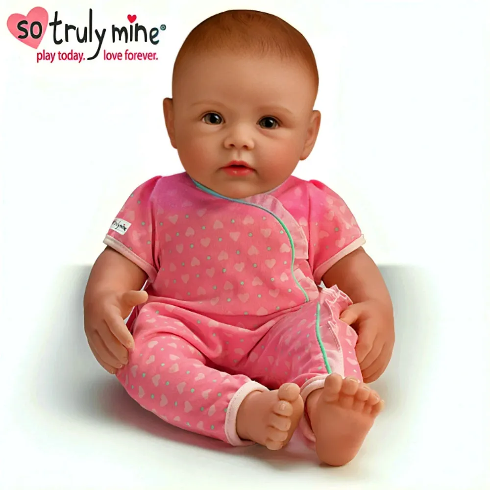 The Ashton-Drake Galleries So Truly Mine® Dolls For Girls Collection Issue #10: Red Hair Hazel Eyes Baby Doll Handcrafted with RealTouch® Vinyl Skin and Hand-Painted Lifelike Features by Linda Murray 15-Inches