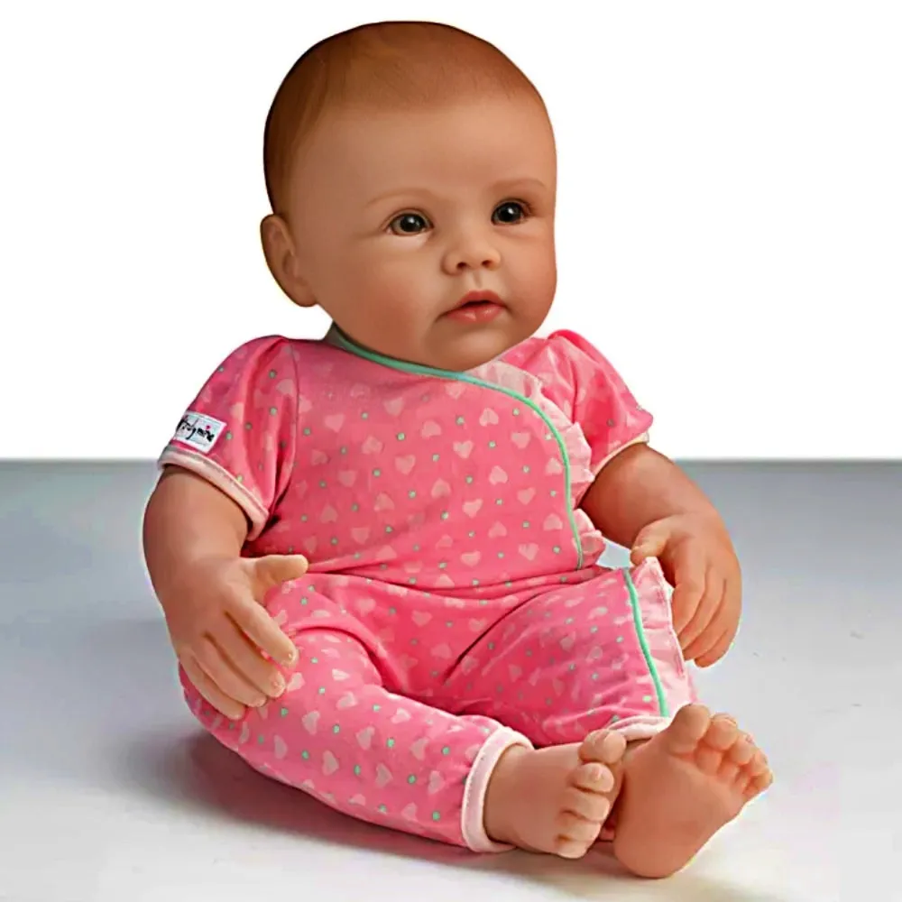 The Ashton-Drake Galleries So Truly Mine® Dolls For Girls Collection Issue #10: Red Hair Hazel Eyes Baby Doll Handcrafted with RealTouch® Vinyl Skin and Hand-Painted Lifelike Features by Linda Murray 15-Inches