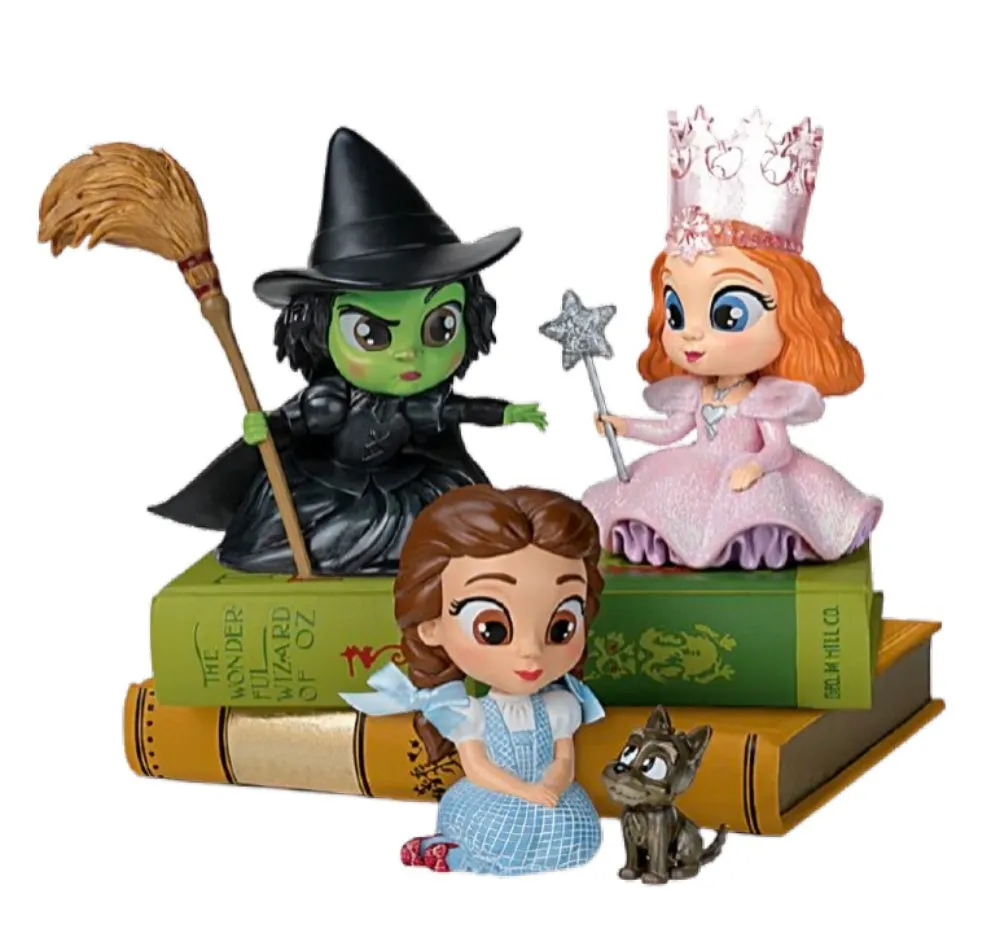 The Ashton-Drake Galleries The Wonderful Tots of OZ Figure Collection Issue #2: 'Wicked Witch of the West' Figurine Handcrafted and Hand-painted Collectible Tots 3.5-Inches