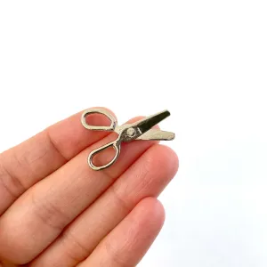 Tiny Metal Scissors 30mm hinged realistic Doll stationery