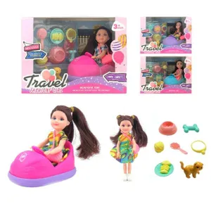 Travel Fashion Beautiful Doll with Accessories