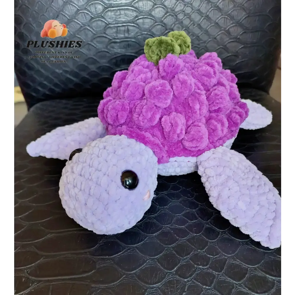 Turtle Grape Hand-Crocheted Plush Toy for Kids and Playtime