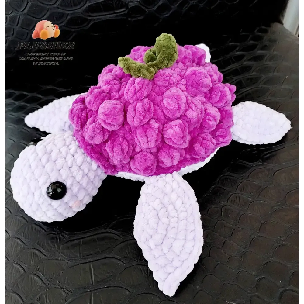 Turtle Grape Hand-Crocheted Plush Toy for Kids and Playtime