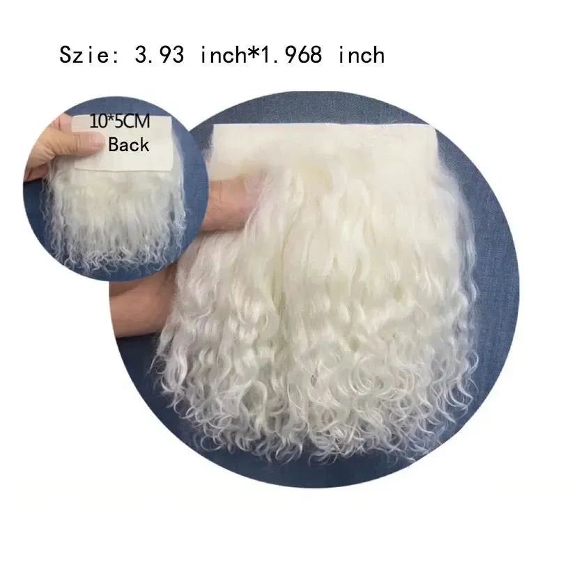 Wholesale Sheepskin Wool Mongolia Fur Fabric | Curly Hair for Toys & Dolls | Hair Extensions & Wigs for BJD, SD, Blyth Dolls