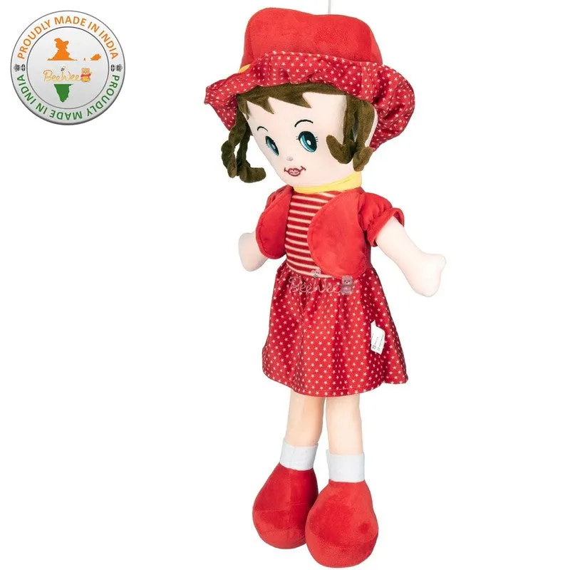 Winky Doll Super Soft Huggable Stuffed Toy RED - 40 cm