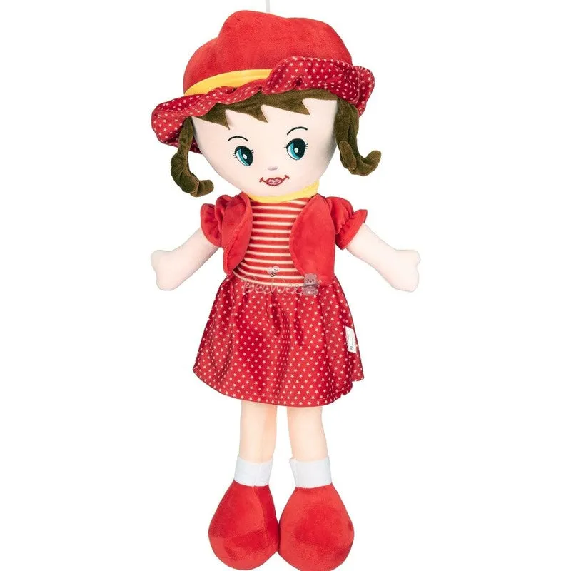 Winky Doll Super Soft Huggable Stuffed Toy RED - 40 cm