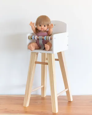 Wooden Doll High Chair